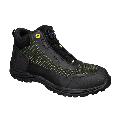 Girder Composite Mid Boot S3S ESD SR FO Crna/Zelena 42 PORTWEST FE04BGN42