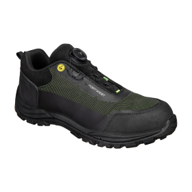 Girder Composite Low Shoe S3S ESD SR FO Crna/Zelena 47 PORTWEST FE05BGN47
