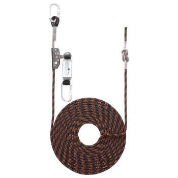10m Rope Guided Fall Arrest Crna/Narančasta  PORTWEST FP90K1R