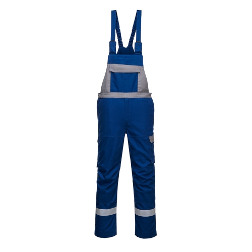 Hlače s naramenicama Bizflame Ultra Two Tone Royal plava M PORTWEST FR07RBRM