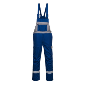 Hlače s naramenicama Bizflame Ultra Two Tone Royal plava XXXL PORTWEST FR07RBRXXXL
