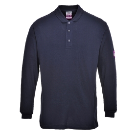 Polo majica Flame Resistant Anti-Static, dugi rukav Navy XXL PORTWEST FR10NARXXL