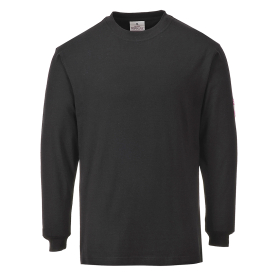 Majica Flame Resistant Anti-Static, dugi rukav Crna XXL PORTWEST FR11BKRXXL