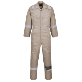 Kombinezon Flame Resistant Super Light Weight Anti-Static, 210 gr FR Khaki M PORTWEST FR21KHRM