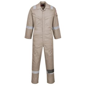 Kombinezon Flame Resistant Super Light Weight Anti-Static, 210 gr FR Khaki XL PORTWEST FR21KHRXL