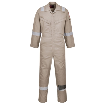 Kombinezon Flame Resistant Super Light Weight Anti-Static, 210 gr FR Khaki XXXL PORTWEST FR21KHRXXXL