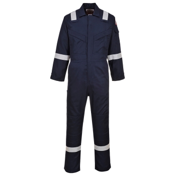 Kombinezon Flame Resistant Super Light Weight Anti-Static, 210 gr FR Navy 4XL PORTWEST FR21NAR4XL