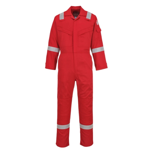 Kombinezon Flame Resistant Super Light Weight Anti-Static, 210 gr FR Crvena Tall XXL PORTWEST FR21RETXXL