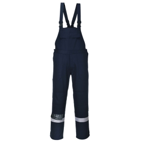 Hlače s naramenicama Bizflame Plus Navy XXL PORTWEST FR27NARXXL
