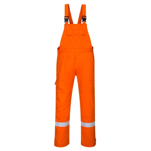 Hlače s naramenicama Bizflame Plus Narančasta XL PORTWEST FR27ORRXL