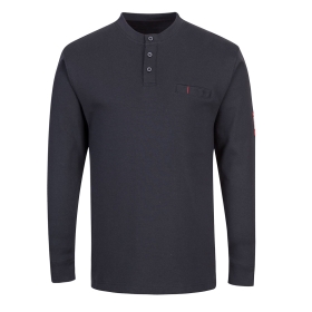 Majica FR Anti-Static Henley Navy M PORTWEST FR32NARM
