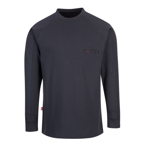 Majica FR Anti-Static Crew Neck Navy M PORTWEST FR33NARM