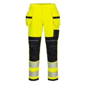 PW3 Hlače FR Hi-Vis Holster Žuta/Crna 38 PORTWEST FR407YBR38
