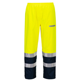 Hlače Bizflame Rain+ Hi-Vis Light Arc Yellow/Navy S PORTWEST FR410YNRS