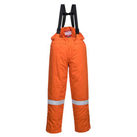 Hlače s naramenicama Winter FR Anti-Static Narančasta S PORTWEST FR58ORRS