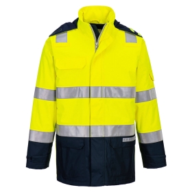 Jakna Bizflame Rain+ Hi-Vis Light Arc  Yellow/Navy L PORTWEST FR605YNRL