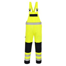 Hlače s naramenicama Hi-Vis Multi-Norm Yellow/Navy XXL PORTWEST FR63YNRXXL