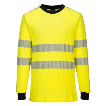 WX3 Majica Flame Resistant Hi-Vis Žuta/Crna M PORTWEST FR701YBRM