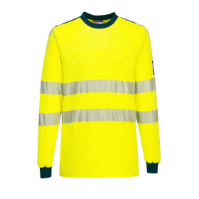 WX3 Majica Flame Resistant Hi-Vis Yellow/Navy M PORTWEST FR701YNRM