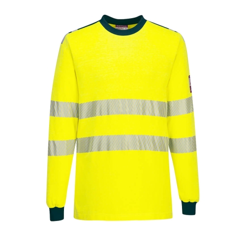 WX3 Majica Flame Resistant Hi-Vis Yellow/Navy XXXL PORTWEST FR701YNRXXXL