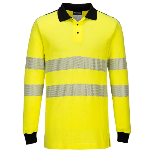 WX3 Polo majica Flame Resistant Hi-Vis Žuta/Crna XL PORTWEST FR702YBRXL