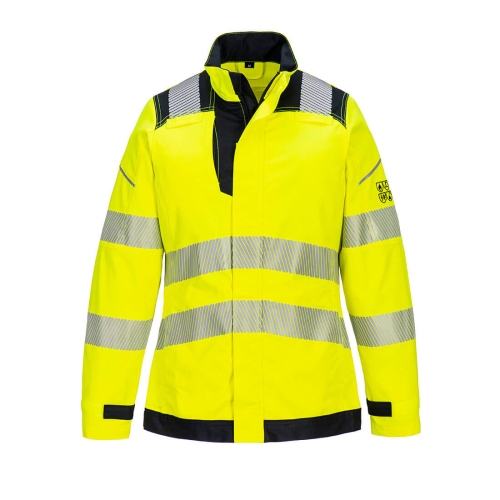 PW3 Ženska jakna FR Hi-Vis Work Žuta/Crna XS PORTWEST FR715YBRXS