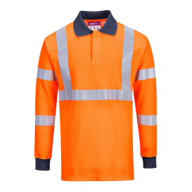 Polo majica Flame Resistant RIS Narančasta XL PORTWEST FR76ORRXL