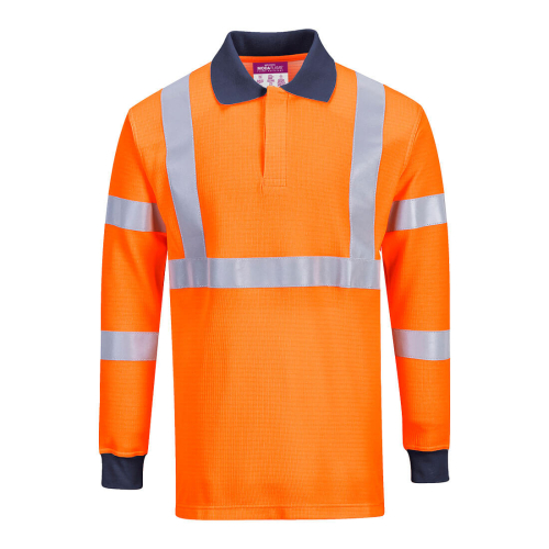 Polo majica Flame Resistant RIS Narančasta S PORTWEST FR76ORRS
