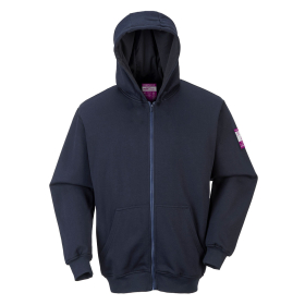 Majica Hooded FR Zip Front Navy 5XL PORTWEST FR81NAR5XL