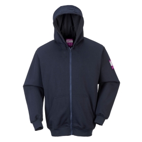 Majica Hooded FR Zip Front Navy XL PORTWEST FR81NARXL