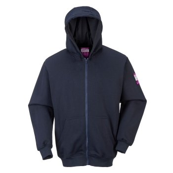 Majica Hooded FR Zip Front Navy S PORTWEST FR81NARS
