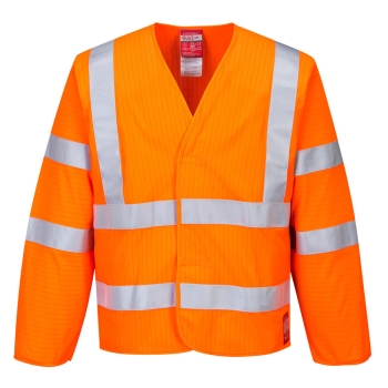 Jakna Hi-Vis Anti Static - Flame Resistant Narančasta L/XL PORTWEST FR85ORRL/XL