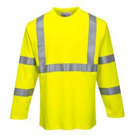 Majica FR Hi-Vis, dugi rukav  Žuta S PORTWEST FR96YERS