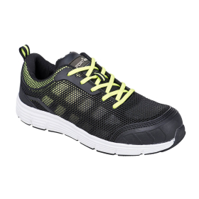 Steelite Tove Trainer S1P Crna/Zelena 38 PORTWEST FT15BGN38
