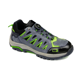 Steelite Wire Lace Safety Trainer S1P HRO Siva/zelena 43 PORTWEST FT18GGN43