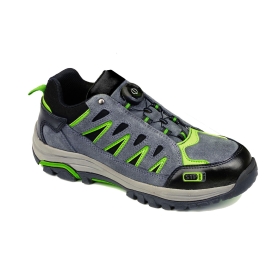 Steelite Wire Lace Safety Trainer S1P HRO Siva/zelena 46 PORTWEST FT18GGN46