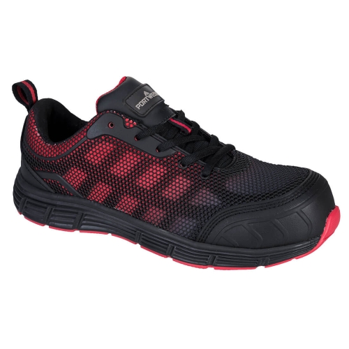 Zaštitna cipela Portwest Compositelite Ogwen Low Cut S1P Crna/Crvena 39 PORTWEST FT35BKD39