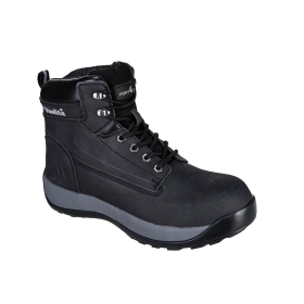 Visoka cipela Steelite Constructo Nubuck S3 HRO Crna 47 PORTWEST FW32BKR47
