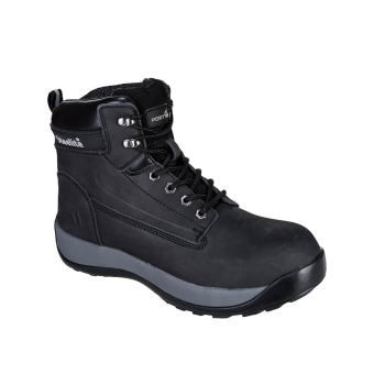 Visoka cipela Steelite Constructo Nubuck S3 HRO Crna 43 PORTWEST FW32BKR43