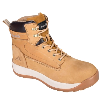 Visoka cipela Steelite Constructo Nubuck S3 HRO Boja meda 47 PORTWEST FW32HOR47