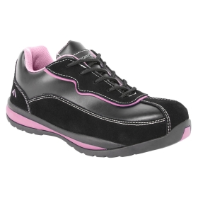 Ženska niska cipela Steelite S1P HRO Crna/Pink 38 PORTWEST FW39BPR38