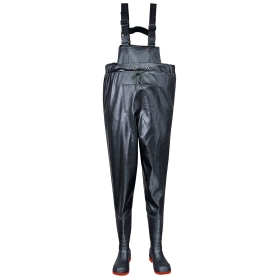 Zaštitne čizme-treger hlače Chest Wader S5 Crna 44 PORTWEST FW74BKR44