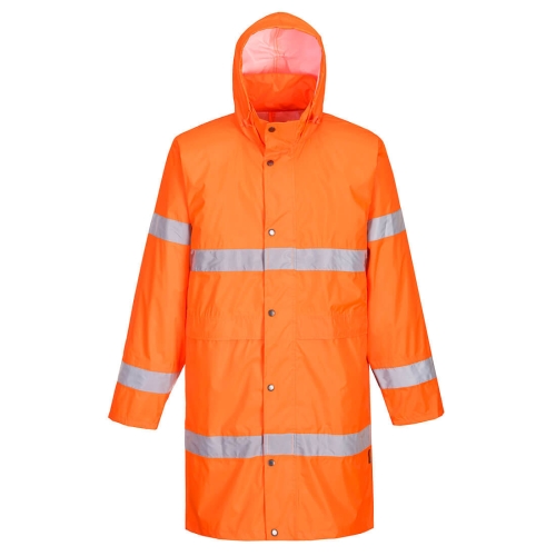 Kabanica Hi-Vis Rain, 100cm Narančasta S PORTWEST H442ORRS