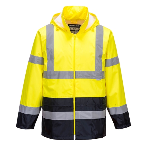 Jakna Hi-Vis Contrast Classic Rain Yellow/Navy L PORTWEST H443YNRL Jakna Hi-Vis Contrast Classic Rain Yellow/Navy L PORTWEST H443YNRL