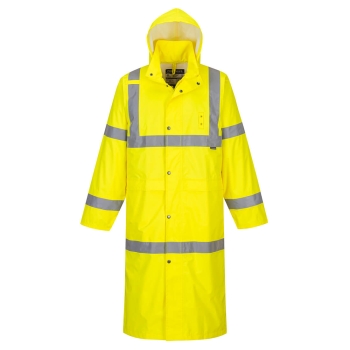 Kabanica Hi-Vis Rain, 122cm Žuta S PORTWEST H445YERS