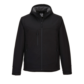 KX3 Jakna Hooded Softshell (3L) Crna M PORTWEST KX362BKRM