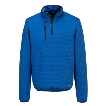 KX3 Textured 1/4 Zip Sweatshirt  M PORTWEST KX376QBRM