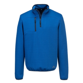 KX3 Textured 1/4 Zip Sweatshirt  S PORTWEST KX376QBRS