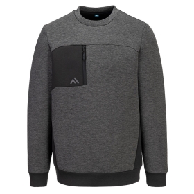 KX3 Tech Sweatshirt Metal Grey M PORTWEST KX377MGRM