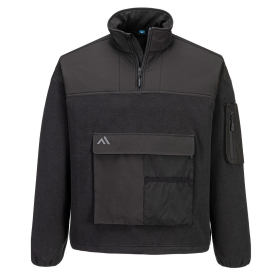 Flis KX3 1/4 Zip Crna S PORTWEST KX378BKRS